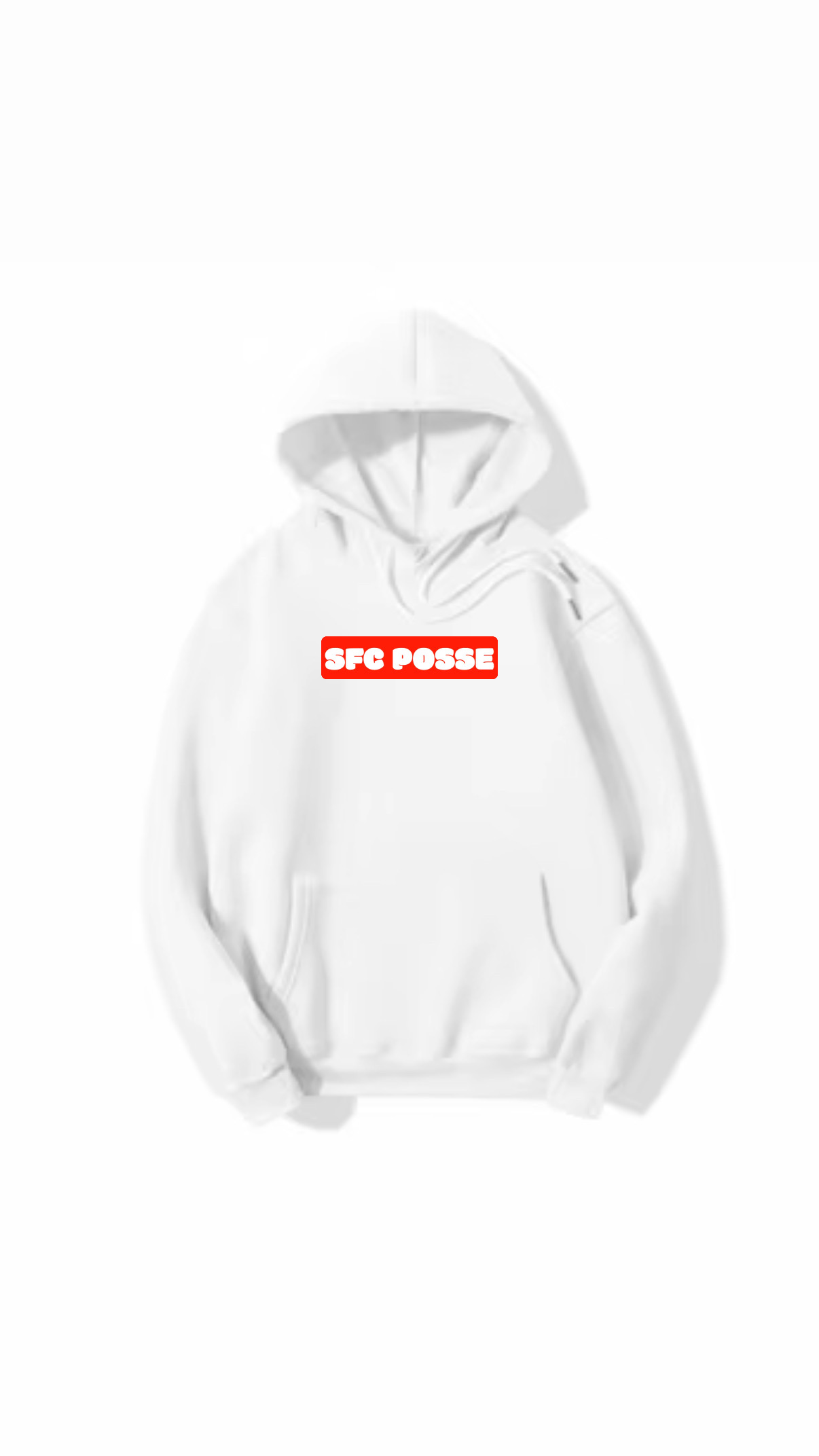 SFC POSSE CLASSIC WHITE HOODIE